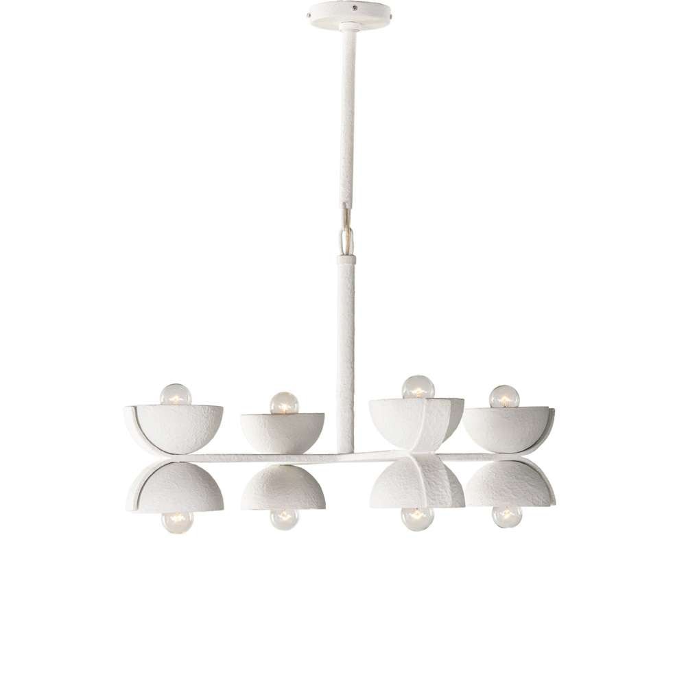 Four Hands - Santorini Chandelier - Matte White Plaster - 225206-002 veiw 1