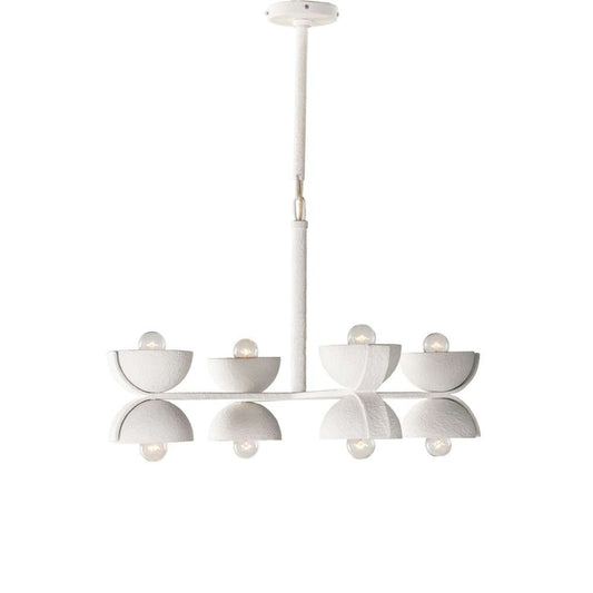 Four Hands - Santorini Chandelier - Matte White Plaster - 225206-002 veiw 1