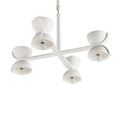 Four Hands - Santorini Chandelier - Matte White Plaster - 225206-002 veiw 4