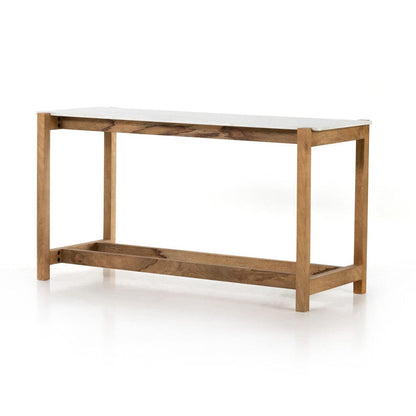 Four Hands - Scout Bar Table - Honed White Marble - 224598-002 view 2