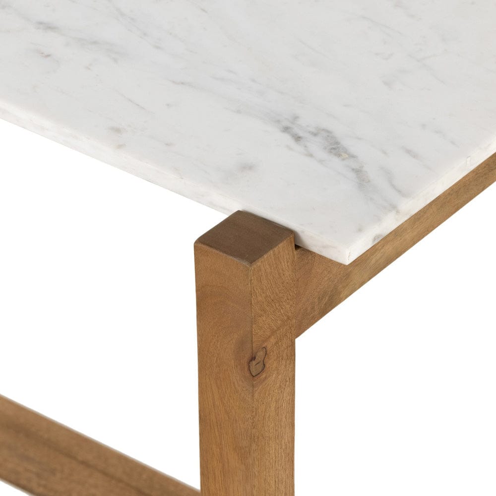 Four Hands - Scout Bar Table - Honed White Marble - 224598-002 view 7