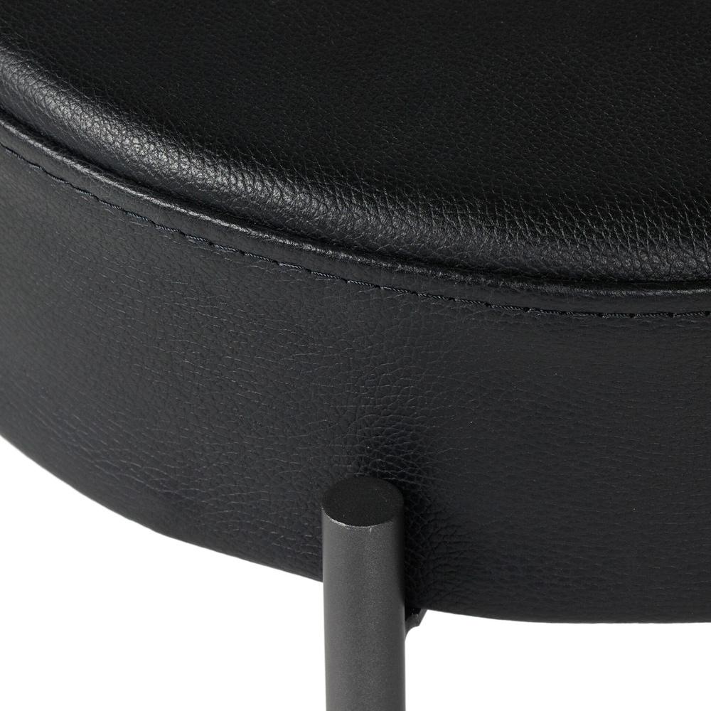 Four Hands - Sevilla - Nocona Counter Stool - Black Leather - 226810-021 veiw 4