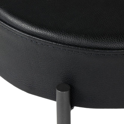 Four Hands - Sevilla - Nocona Counter Stool - Black Leather - 226810-021 veiw 4