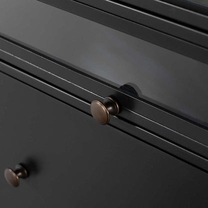 Four Hands - Shadow Box Executive Desk - Black - 224897-002 veiw 5