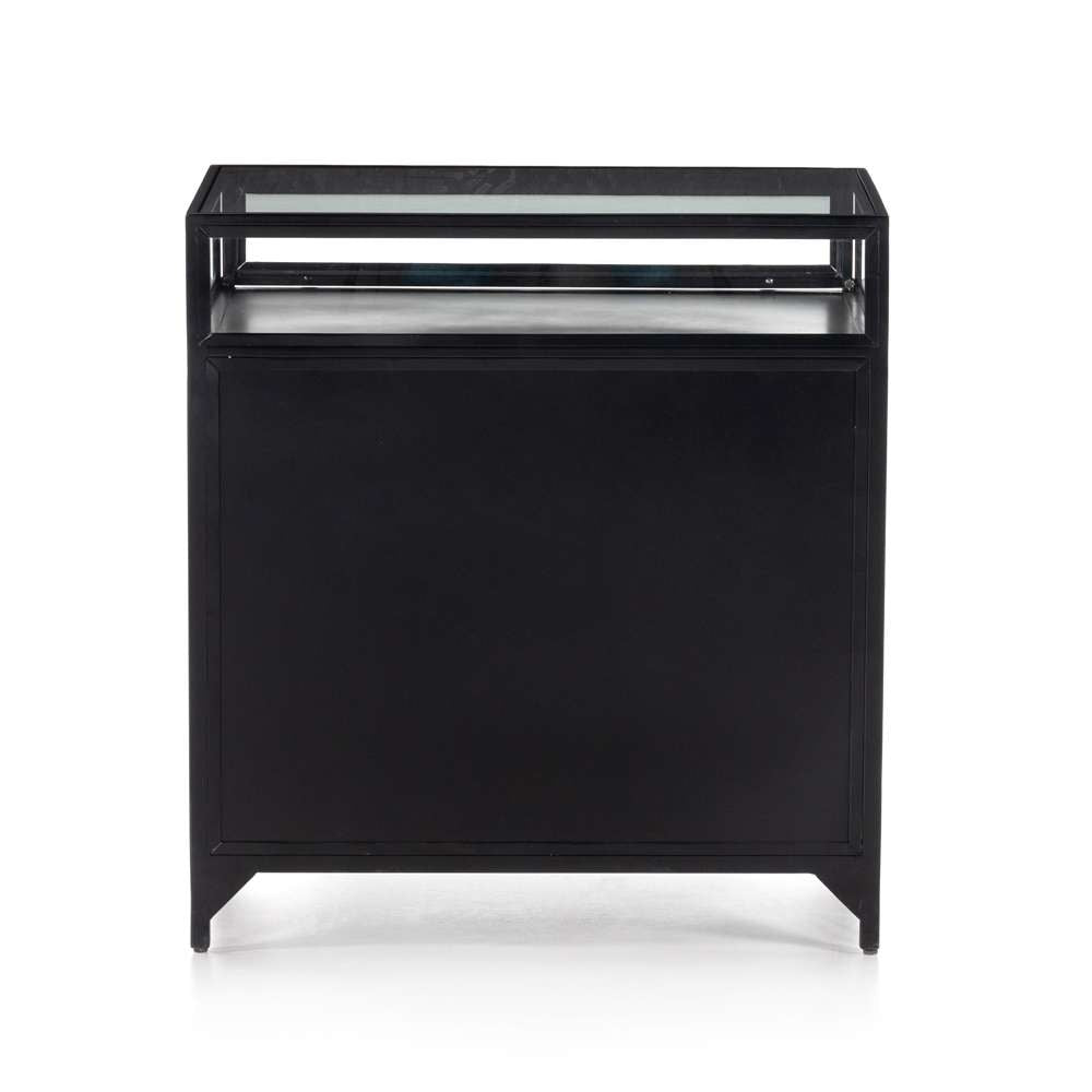 Four Hands - Shadow Box Nightstand - Black - 225135-002 veiw 2