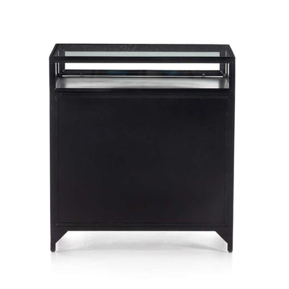 Four Hands - Shadow Box Nightstand - Black - 225135-002 veiw 2