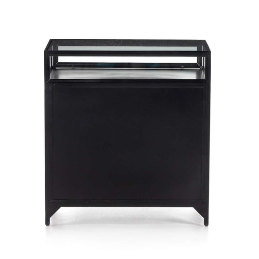 Four Hands - Shadow Box Nightstand - Black - 225135-002 veiw 2