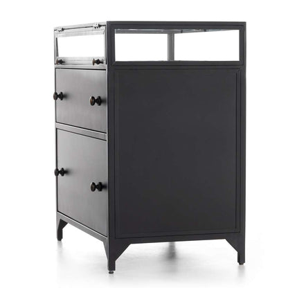 Four Hands - Shadow Box Nightstand - Black - 225135-002 veiw 3