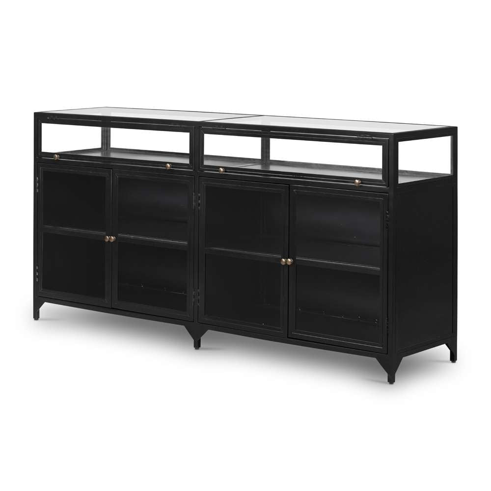 Four Hands - Shadow Box Sideboard - Black - 223966-001 veiw 1