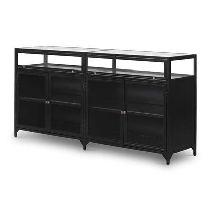 Four Hands - Shadow Box Sideboard - Black - 223966-001 veiw 1