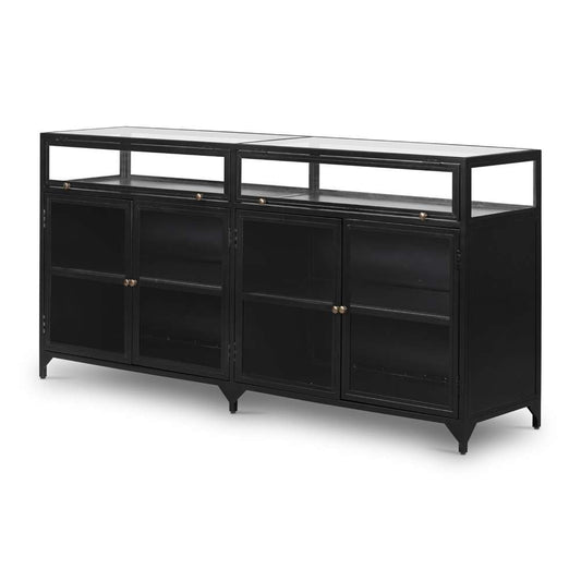 Four Hands - Shadow Box Sideboard - Black - 223966-001 veiw 1