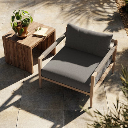 Four Hands - Sherwood Outdoor Chair, Washed Brown - Venao Charcoal - JSOL-10002K-562 view 4