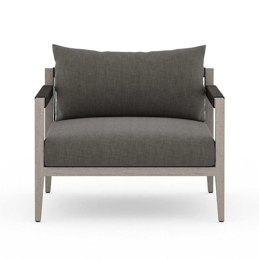 Four Hands - Sherwood Outdoor Chair, Weathered Grey - Venao Charcoal - JSOL-10001K-562 view 1