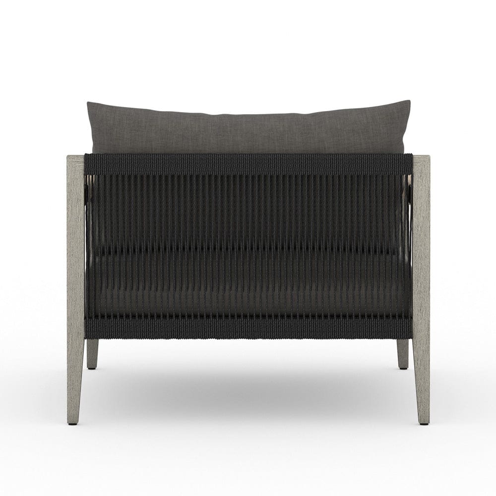 Four Hands - Sherwood Outdoor Chair, Weathered Grey - Venao Charcoal - JSOL-10001K-562 view 5