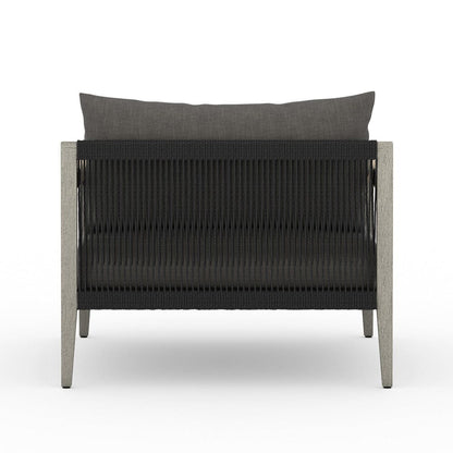 Four Hands - Sherwood Outdoor Chair, Weathered Grey - Venao Charcoal - JSOL-10001K-562 view 5
