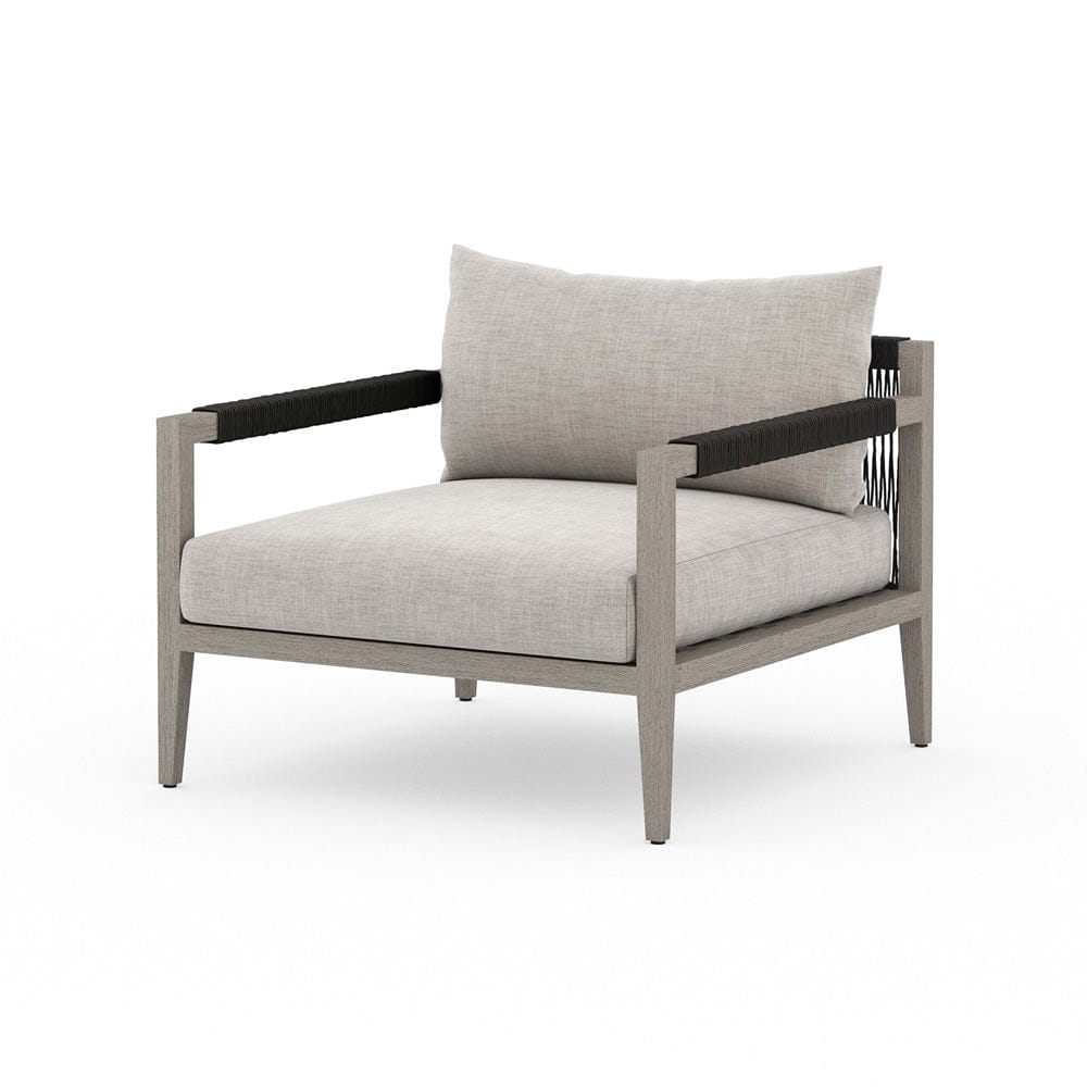 Four Hands - Sherwood Outdoor Chair, Weathered Grey - Venao Grey - JSOL-10001K-561 view 2
