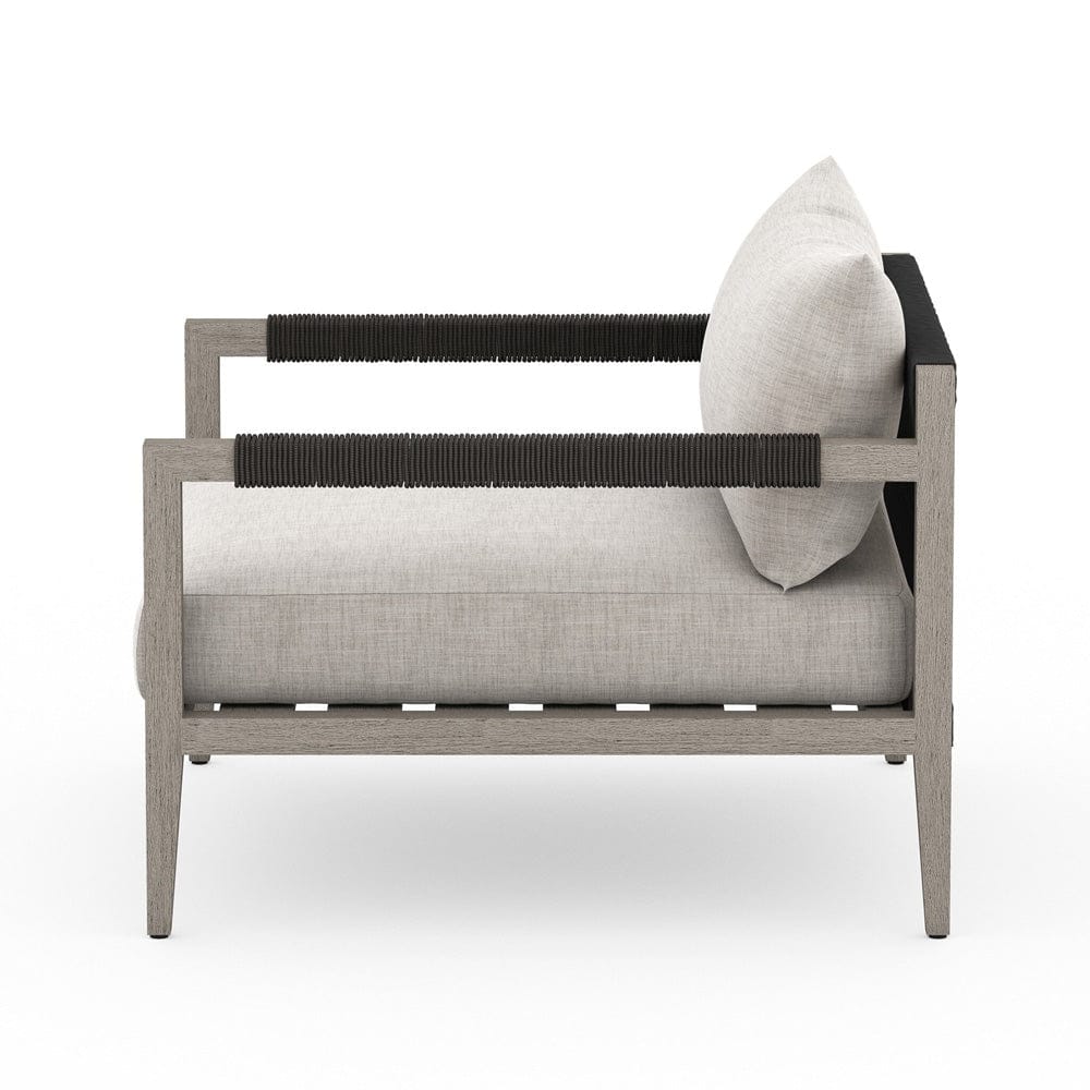 Four Hands - Sherwood Outdoor Chair, Weathered Grey - Venao Grey - JSOL-10001K-561 view 3