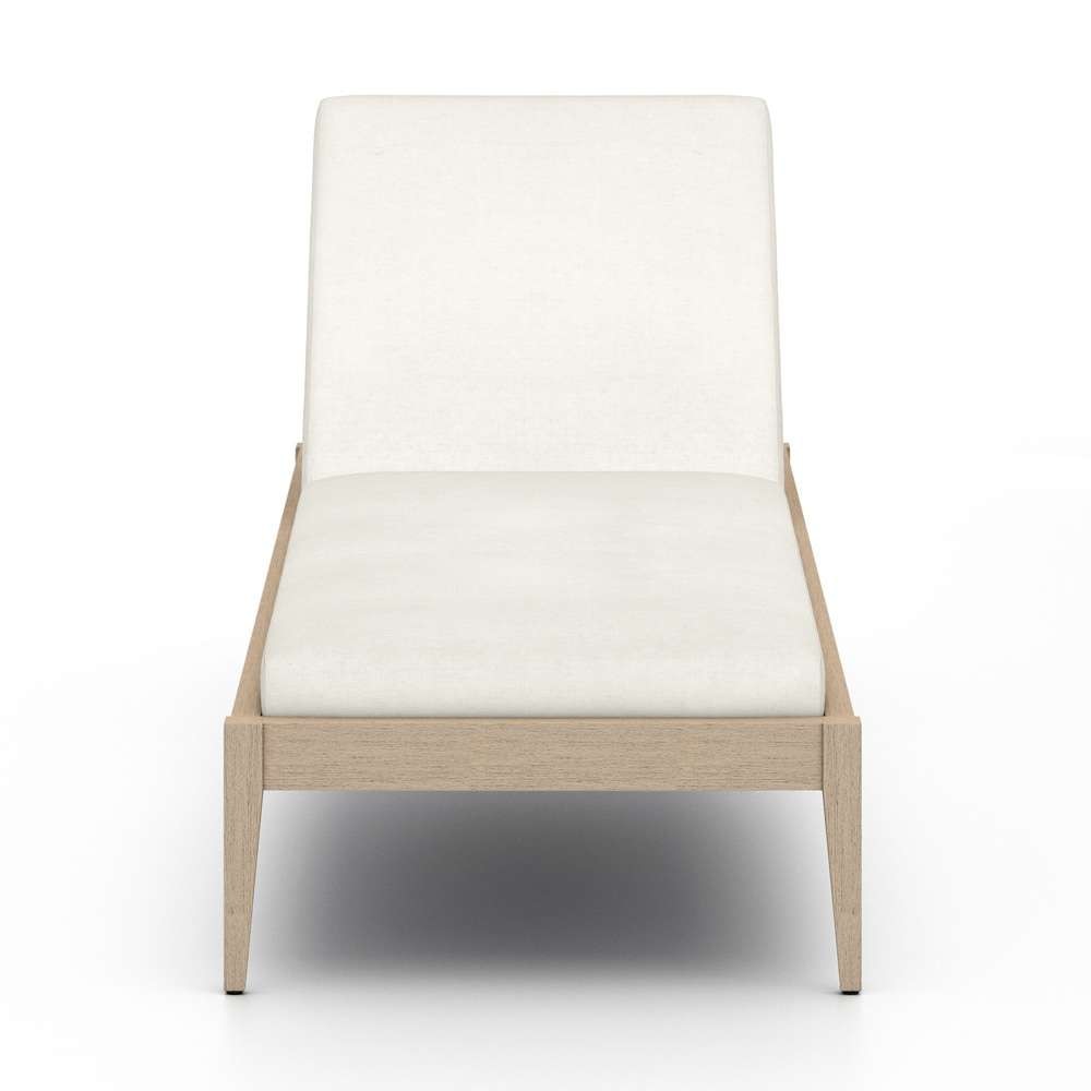 Four Hands - Sherwood Outdoor Chaise, Washed Brown - Venao Ivory - 226912-014 veiw 2