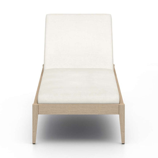 Four Hands - Sherwood Outdoor Chaise, Washed Brown - Venao Ivory - 226912-014 veiw 2