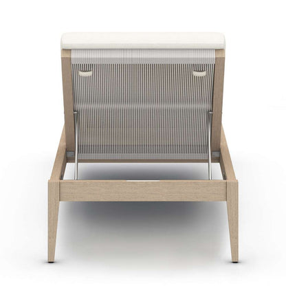 Four Hands - Sherwood Outdoor Chaise, Washed Brown - Venao Ivory - 226912-014 veiw 3