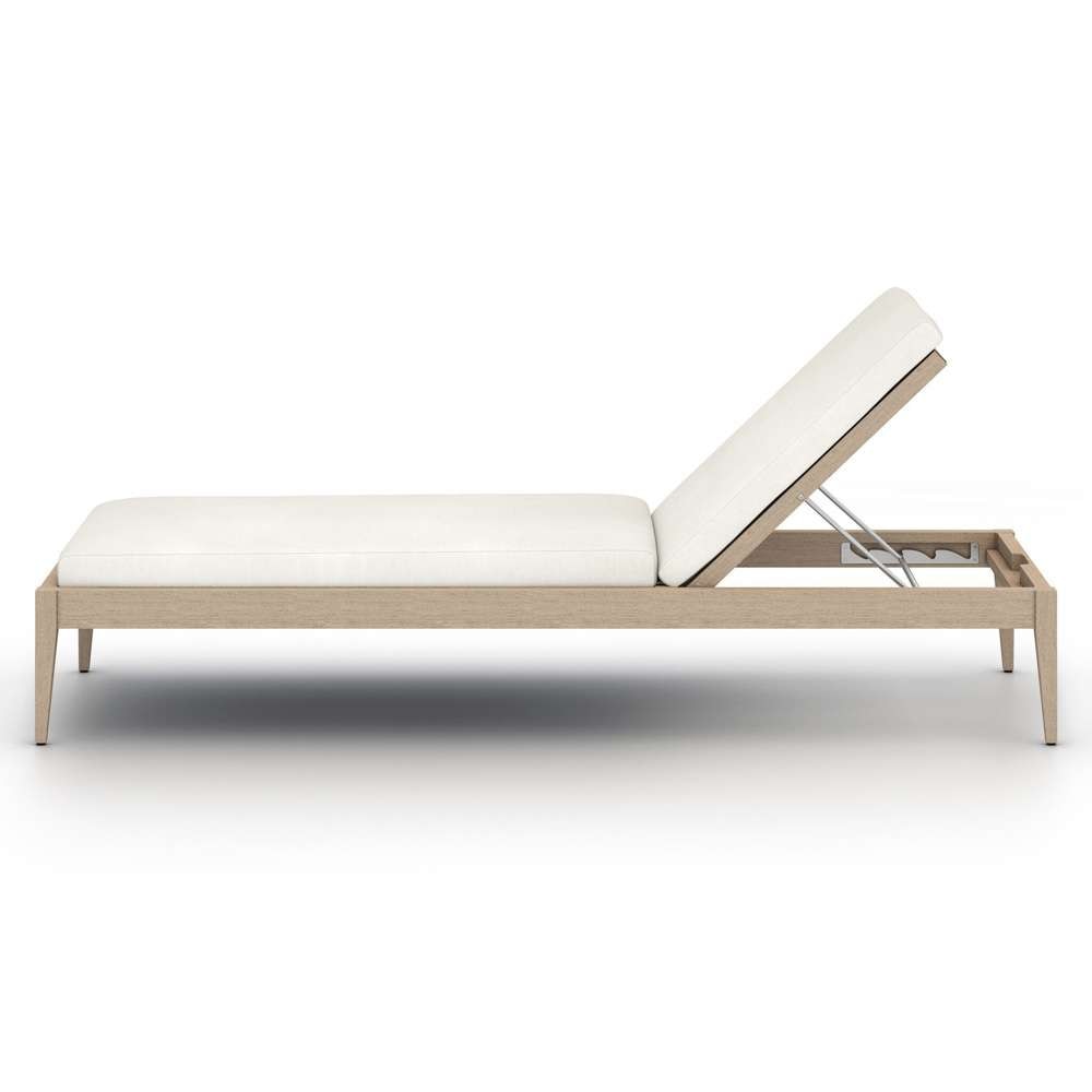 Four Hands - Sherwood Outdoor Chaise, Washed Brown - Venao Ivory - 226912-014 veiw 6