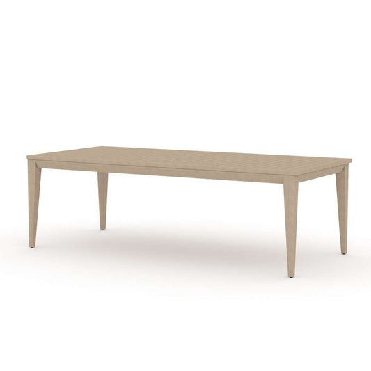 Four Hands - Sherwood Outdoor Dining Table - Washed Brown-FSC - 226821-001 veiw 1