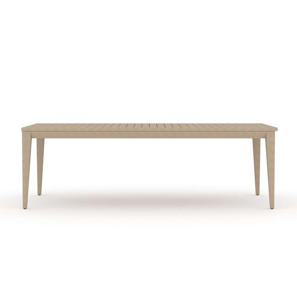 Four Hands - Sherwood Outdoor Dining Table - Washed Brown-FSC - 226821-001 veiw 2