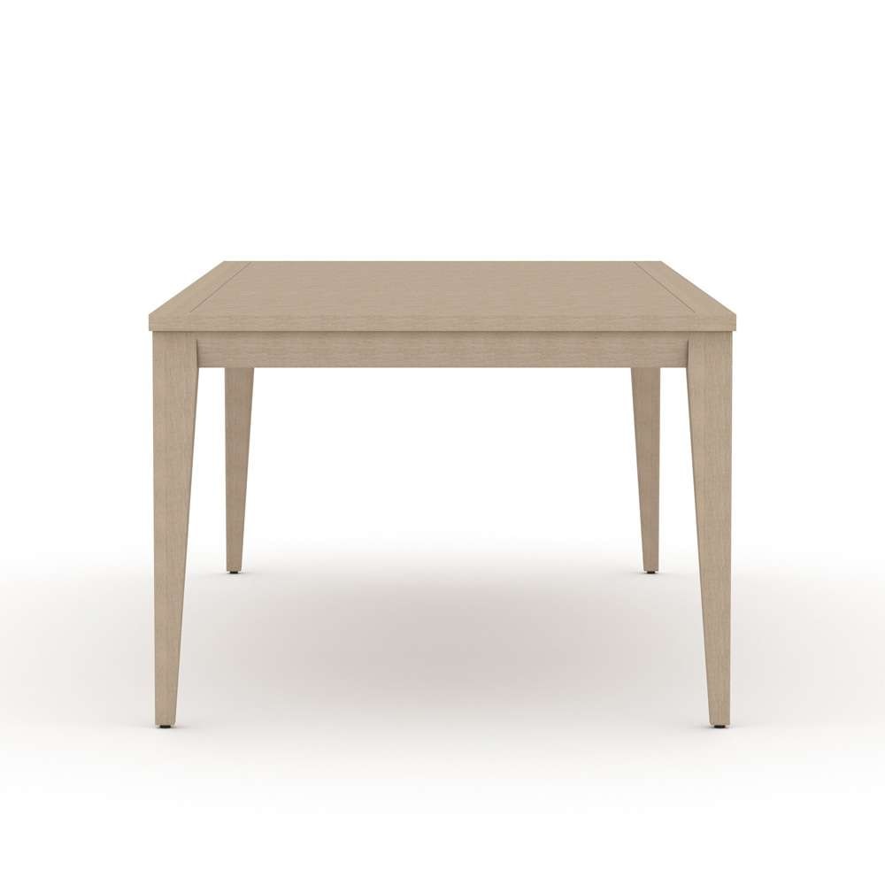 Four Hands - Sherwood Outdoor Dining Table - Washed Brown-FSC - 226821-001 veiw 3