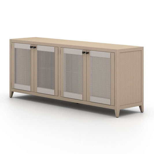Four Hands - Sherwood Outdoor Sideboard - Washed Brown-FSC - 226945-001 veiw 1