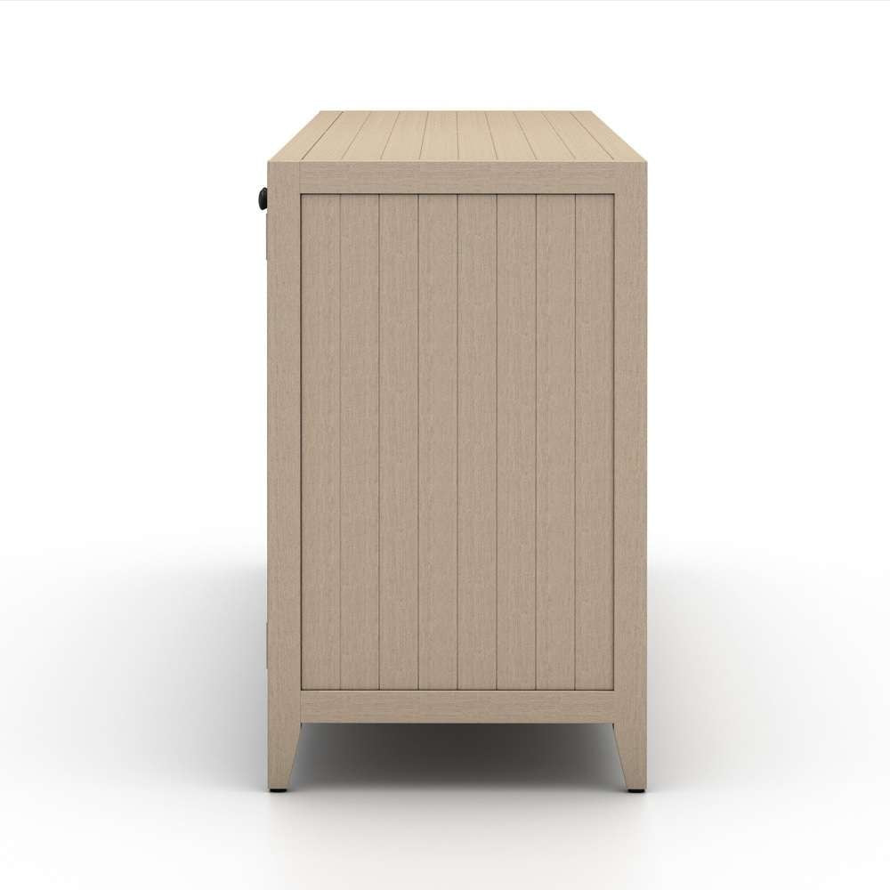 Four Hands - Sherwood Outdoor Sideboard - Washed Brown-FSC - 226945-001 veiw 4