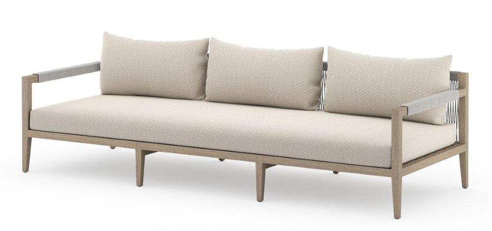 Four Hands - Sherwood Outdoor Sofa-93in-Brown/Faye San - JSOL-10202K-971 veiw 1