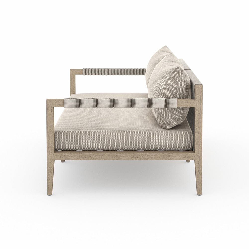 Four Hands - Sherwood Outdoor Sofa, Washed Brown - Faye Sand - JSOL-10102K-971 view 3