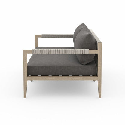 Four Hands - Sherwood Outdoor Sofa, Washed Brown - Venao Charcoal - JSOL-10102K-562 view 3