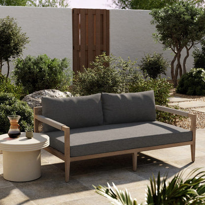 Four Hands - Sherwood Outdoor Sofa, Washed Brown - Venao Charcoal - JSOL-10102K-562 view 4