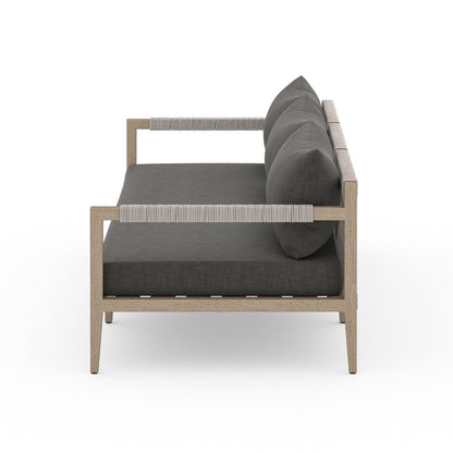 Four Hands - Sherwood Outdoor Sofa, Washed Brown - Venao Charcoal - JSOL-10202K-562 view 3
