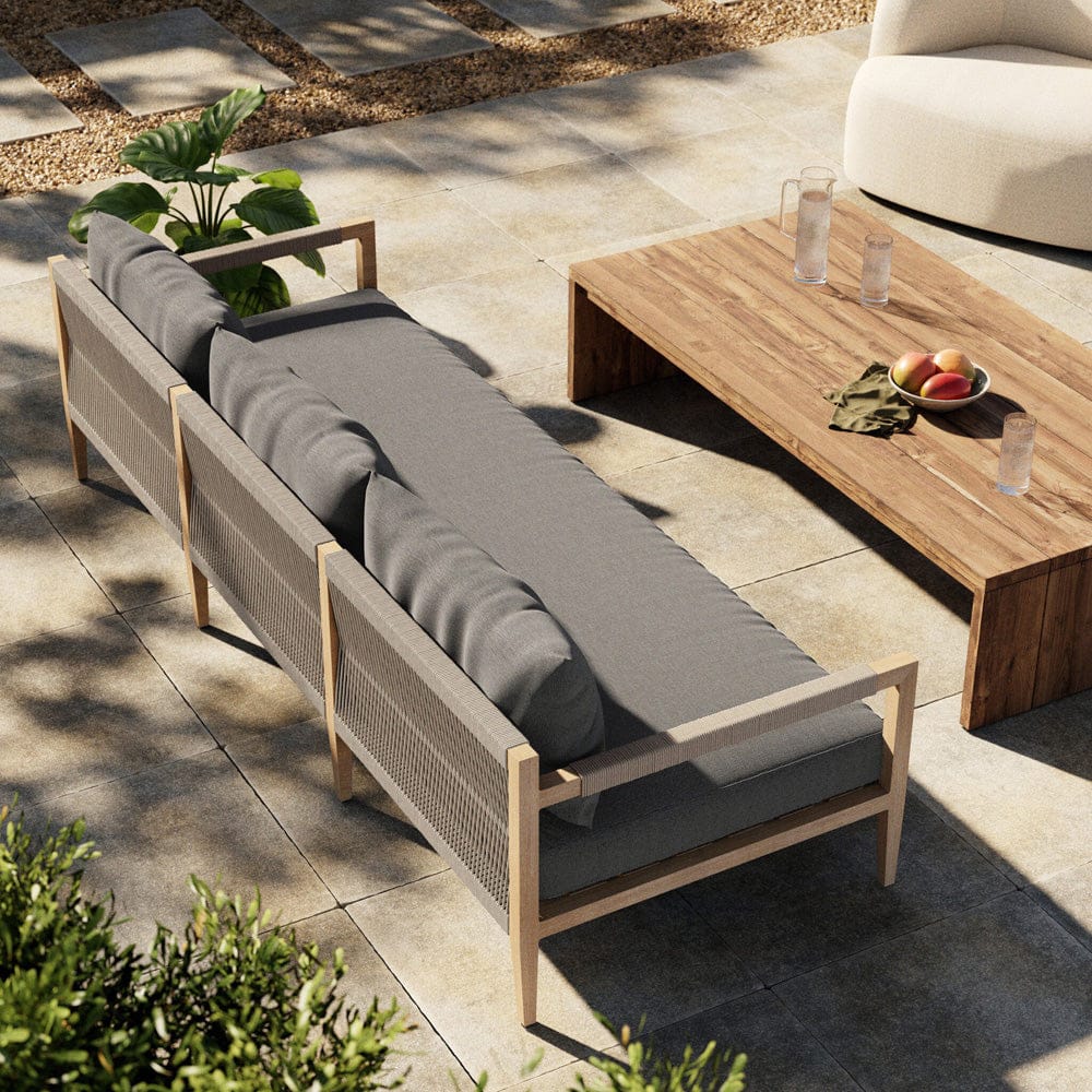 Four Hands - Sherwood Outdoor Sofa, Washed Brown - Venao Charcoal - JSOL-10202K-562 view 4