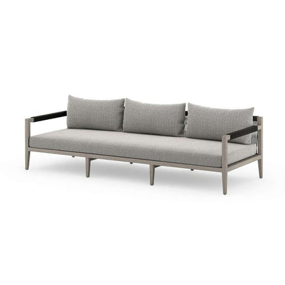 Four Hands - Sherwood Outdoor Sofa, Weathered Grey - Faye Ash - JSOL-10201K-970 veiw 1