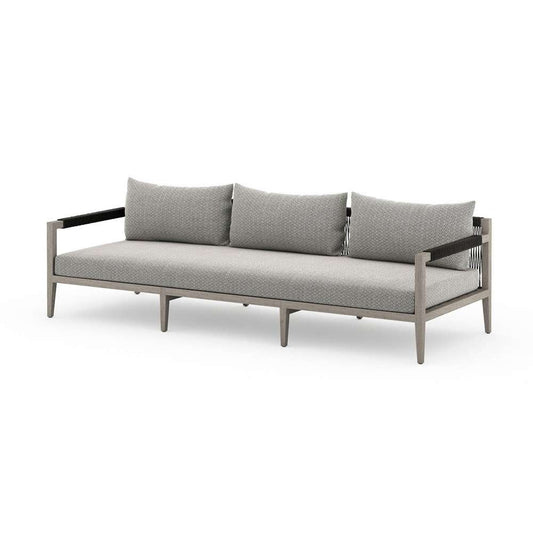 Four Hands - Sherwood Outdoor Sofa, Weathered Grey - Faye Ash - JSOL-10201K-970 veiw 1