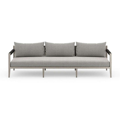 Four Hands - Sherwood Outdoor Sofa, Weathered Grey - Faye Ash - JSOL-10201K-970 veiw 2