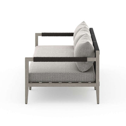 Four Hands - Sherwood Outdoor Sofa, Weathered Grey - Faye Ash - JSOL-10201K-970 veiw 6