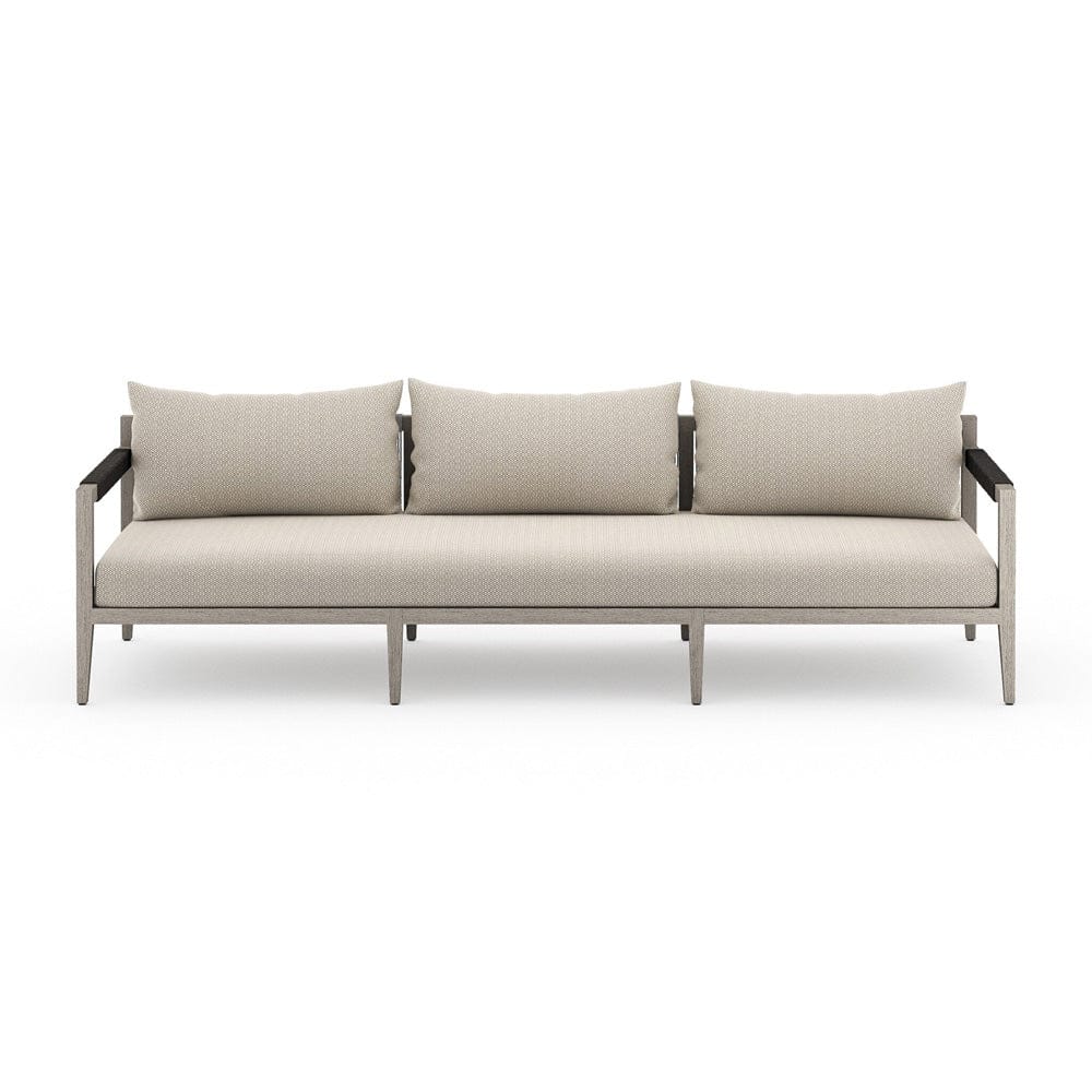 Four Hands - Sherwood Outdoor Sofa, Weathered Grey - Faye Sand - JSOL-10201K-971 view 1