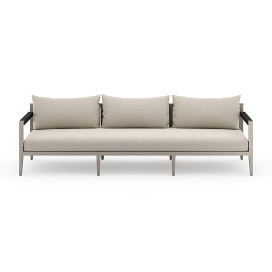 Four Hands - Sherwood Outdoor Sofa, Weathered Grey - Faye Sand - JSOL-10201K-971 view 1