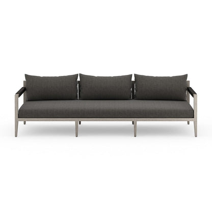 Four Hands - Sherwood Outdoor Sofa, Weathered Grey - Venao Charcoal - JSOL-10201K-562 view 1