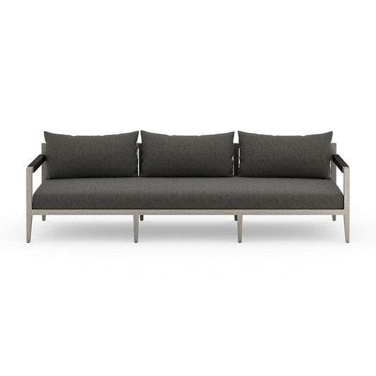 Four Hands - Sherwood Outdoor Sofa, Weathered Grey - Venao Charcoal - JSOL-10201K-562 view 1