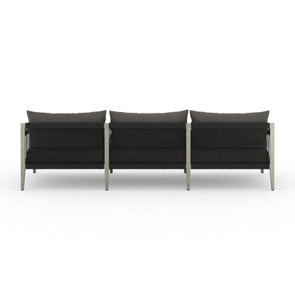 Four Hands - Sherwood Outdoor Sofa, Weathered Grey - Venao Charcoal - JSOL-10201K-562 view 5