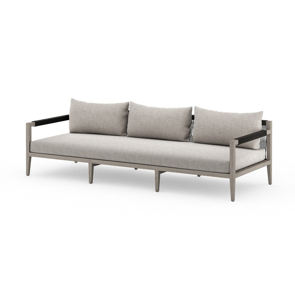 Four Hands - Sherwood Outdoor Sofa, Weathered Grey - Venao Grey - JSOL-10201K-561 view 2