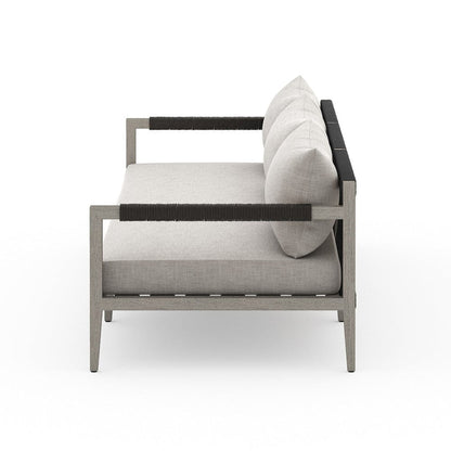 Four Hands - Sherwood Outdoor Sofa, Weathered Grey - Venao Grey - JSOL-10201K-561 view 3