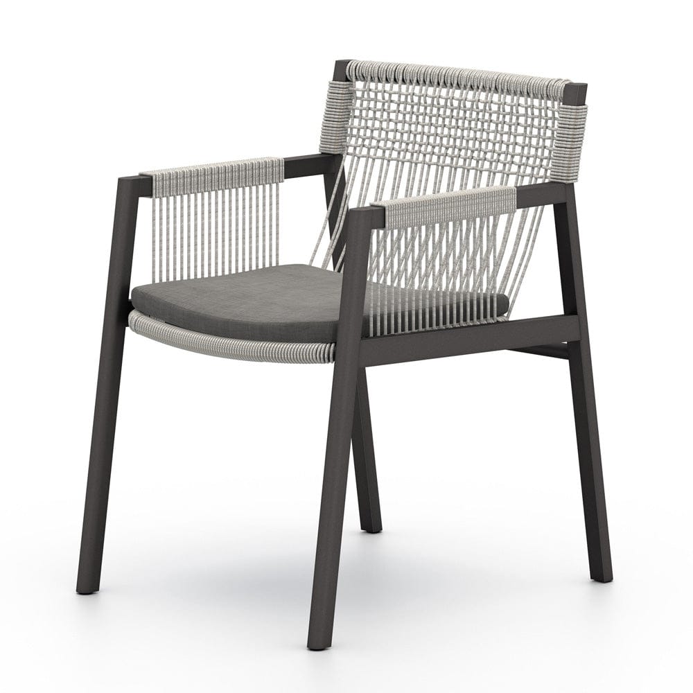 Four Hands - Shuman Outdoor Dining Chair - Venao Charcoal - 224961-002 view 2