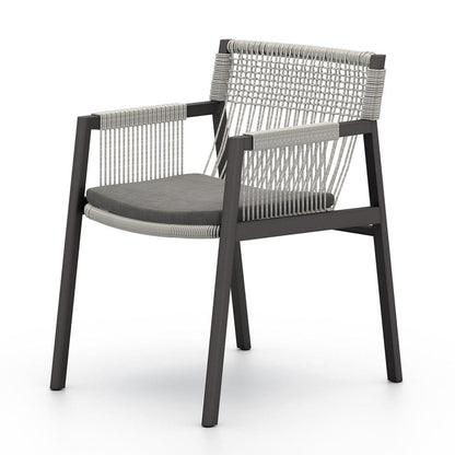 Four Hands - Shuman Outdoor Dining Chair - Venao Charcoal - 224961-002 view 2