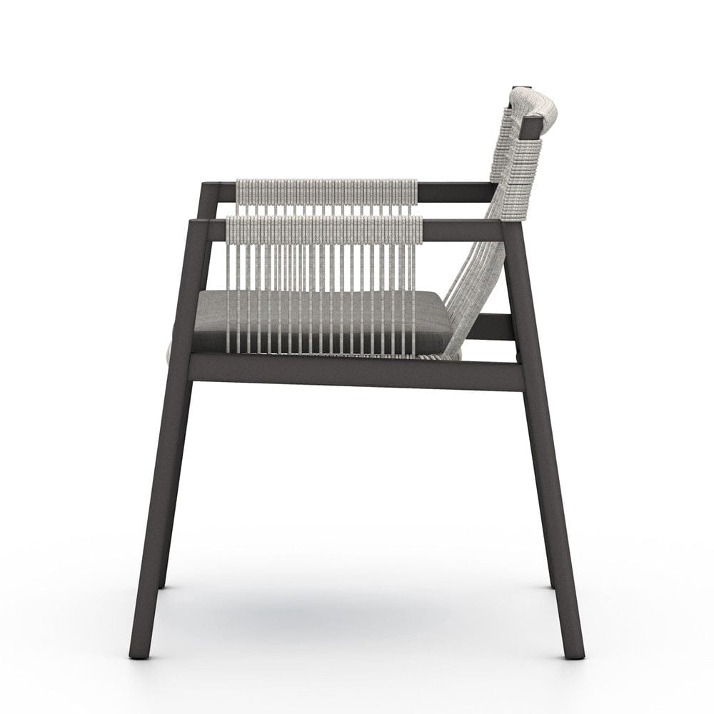 Four Hands - Shuman Outdoor Dining Chair - Venao Charcoal - 224961-002 view 3